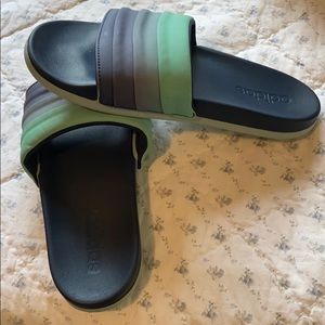 Gently worn Adidas slides